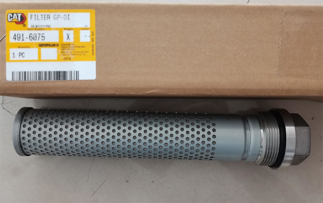 Bộ lọc dầu phụ tùng máy xúc hạng nhẹ 491-6075 cho máy xây dựng